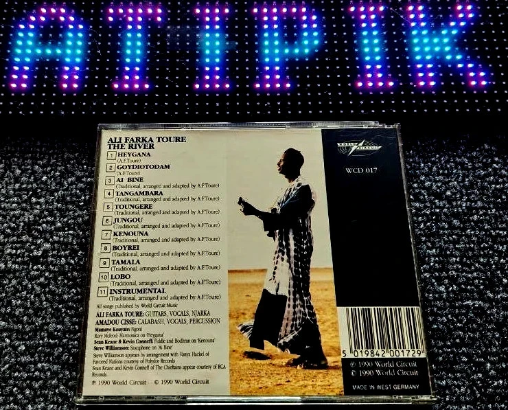 🌴Ali Farka Toure The River Cd World Circuit Import Raro E Incontornável! – photo 2